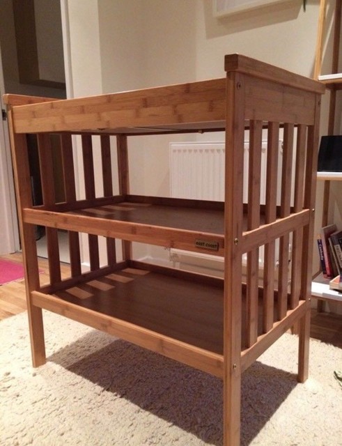 bamboo changing table